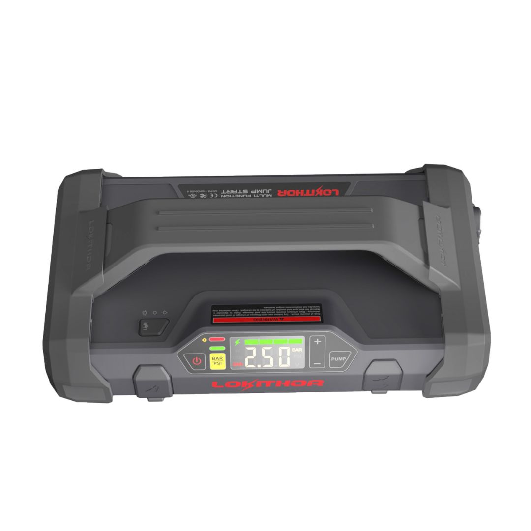 LOKITHOR 2000A 12V Car Jump Starter With 150PSI Air Inflator