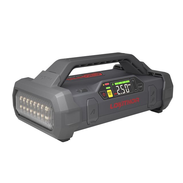 LOKITHOR 2000A 12V Car Jump Starter With 150PSI Air Inflator