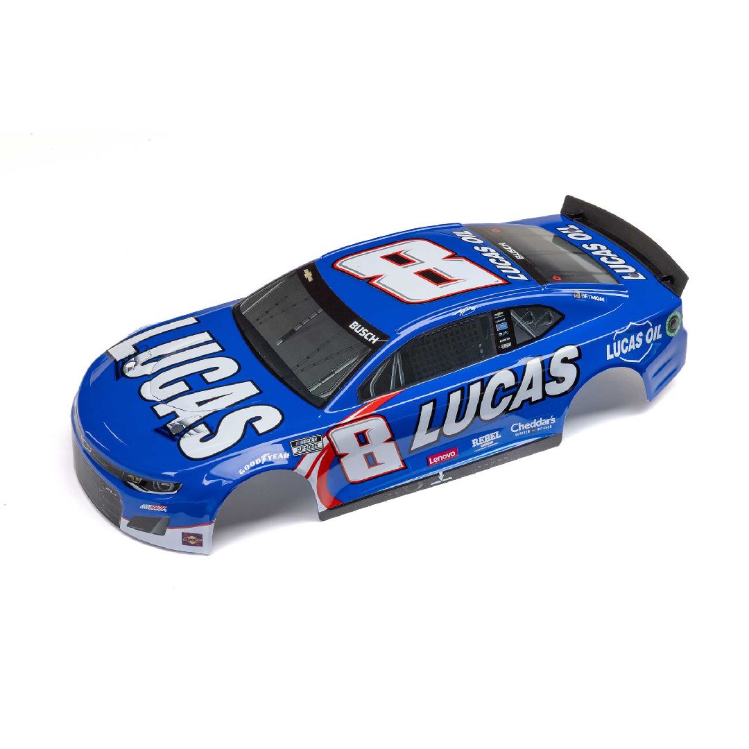 Losi Busch #8 Lucas Oil 2024 Body: NASCAR GROM