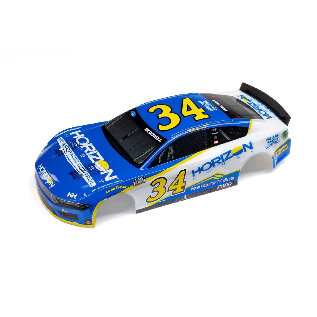 Losi McDowell #34 Horizon Hobby 2024 Body: NASCAR GROM