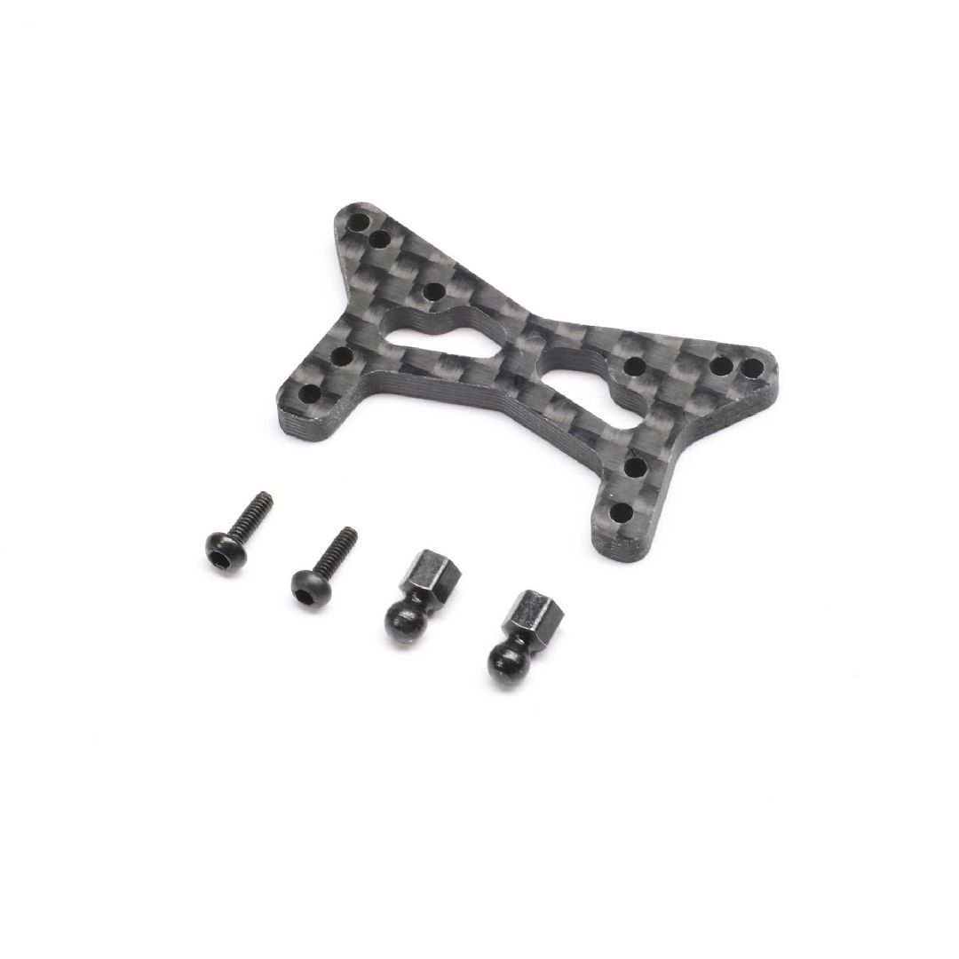 Losi Carbon Front Shock Tower: Micro-B Losi Carbon Front Shock Tower: Micro-B
