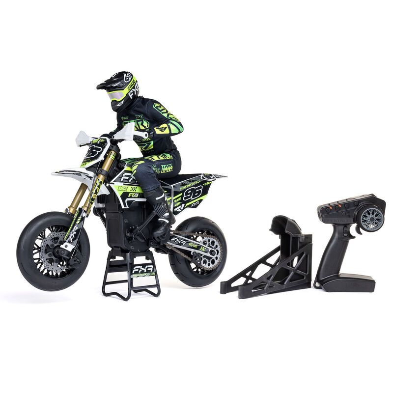 Losi 1/4 Promoto-SM Super Moto Motorcycle RTR - FXR White