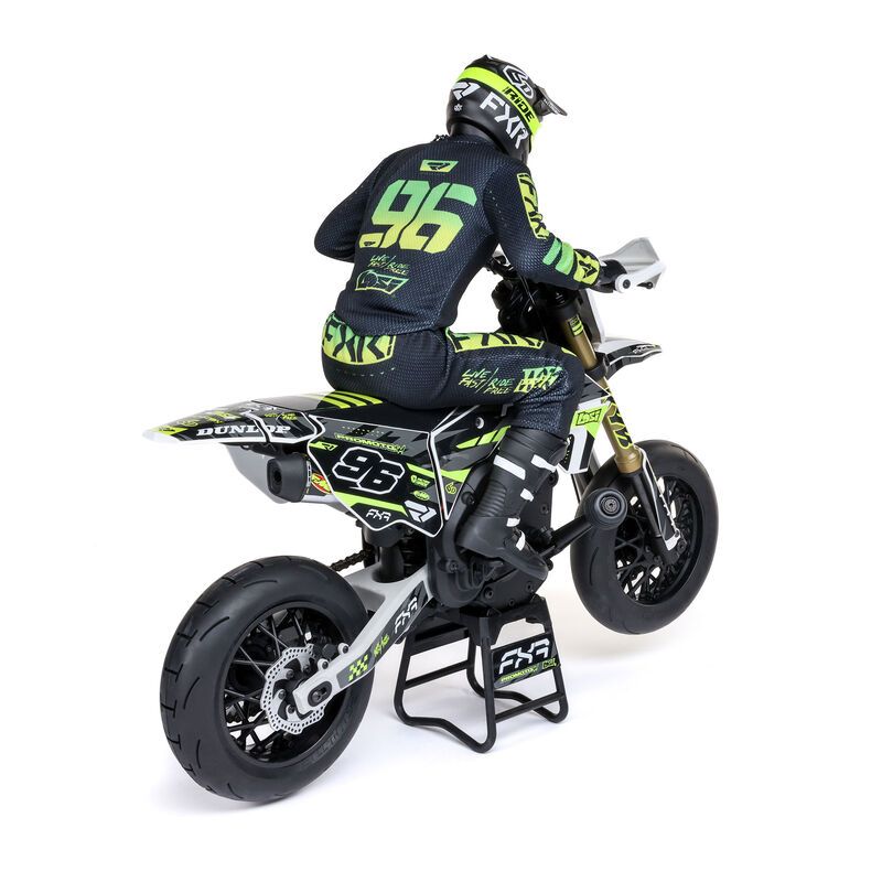 Losi 1/4 Promoto-SM Super Moto Motorcycle RTR - FXR White