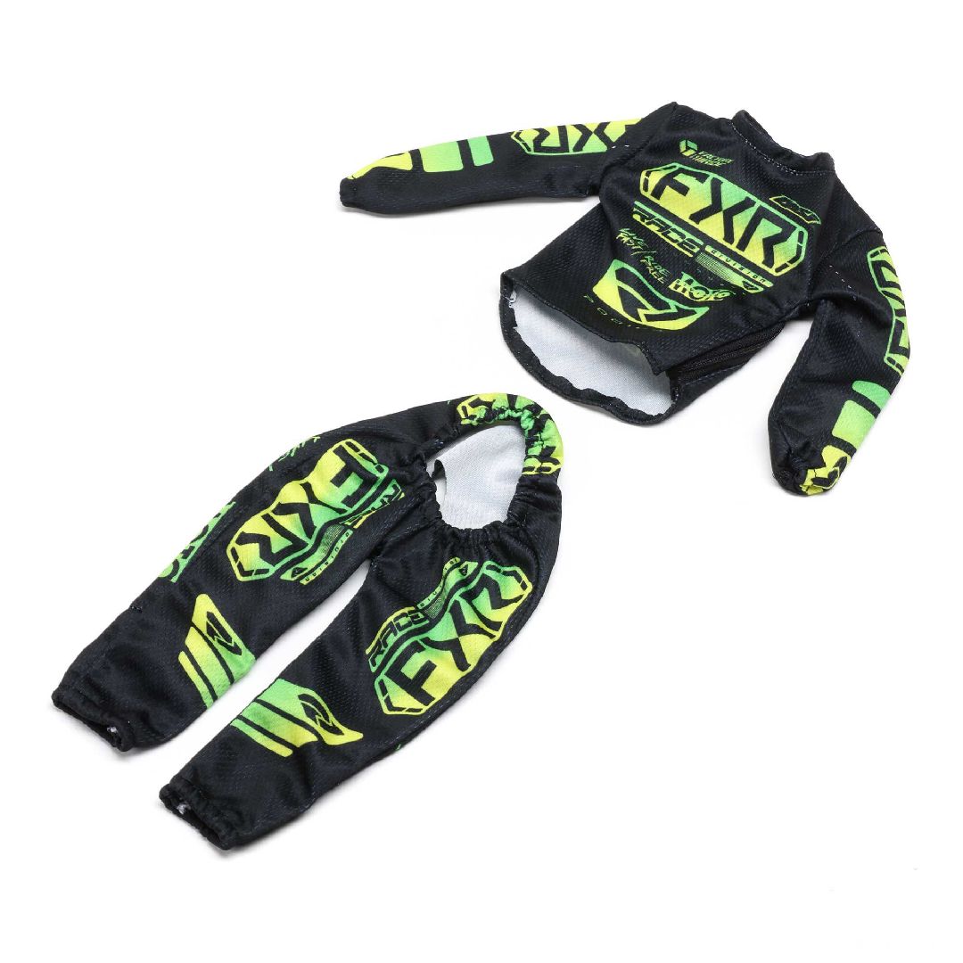 Losi Rider Jersey Set FXR Black Podium Gladiator: PM-SM
