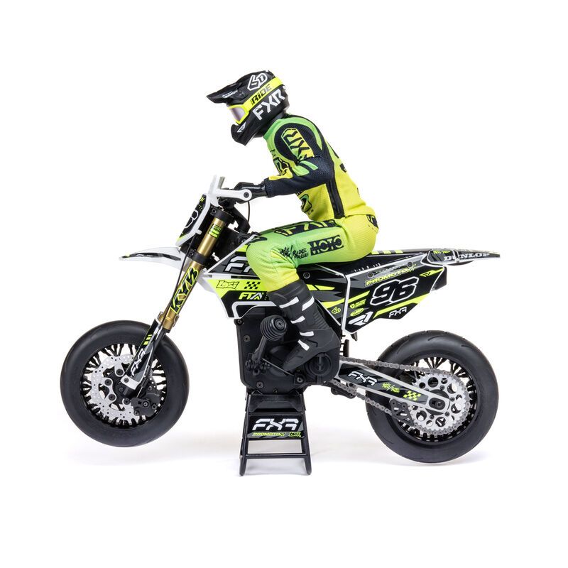 Losi 1/4 Promoto-SM Super Moto Motorcycle RTR - FXR White