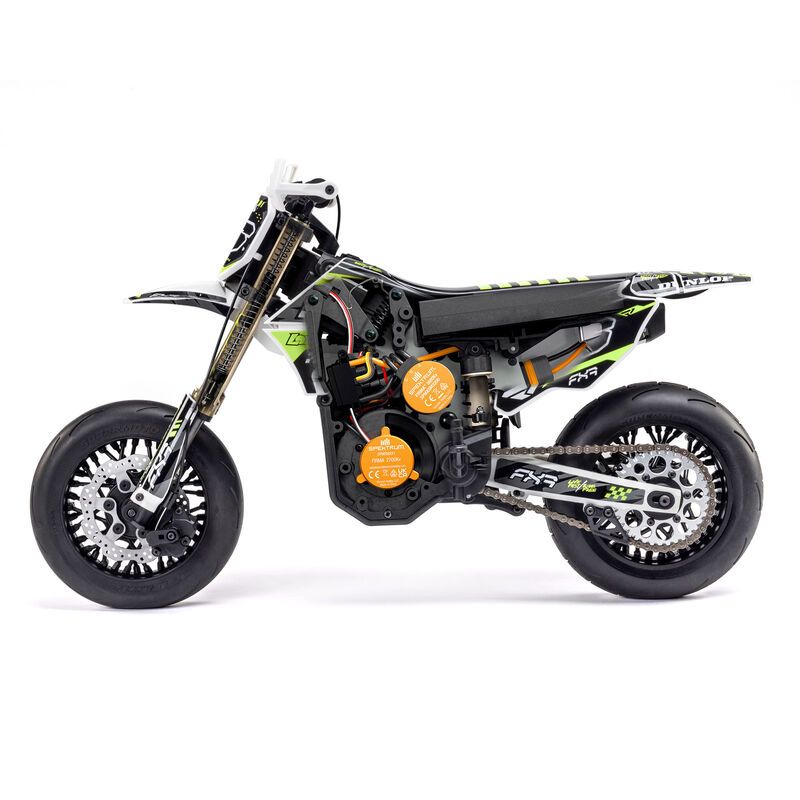 Losi 1/4 Promoto-SM Super Moto Motorcycle RTR - FXR White