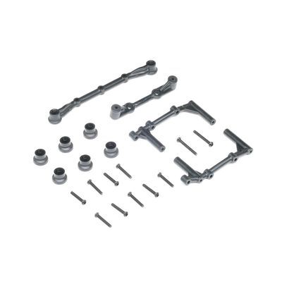 Losi Body Mounts & Hood Support, Zombie: Mini LMT