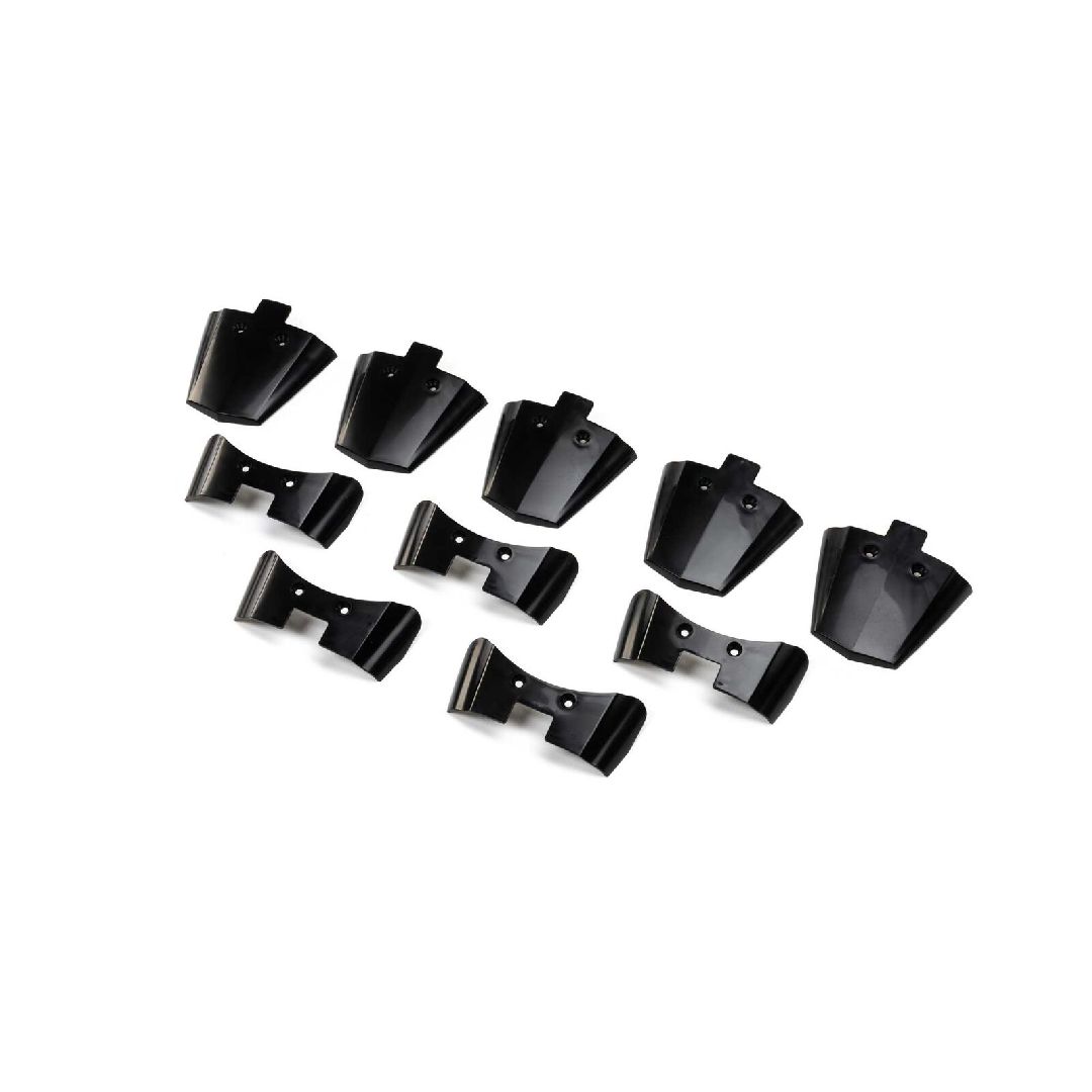 Losi Rear Fender Pack, Black: Promoto-MX/SM