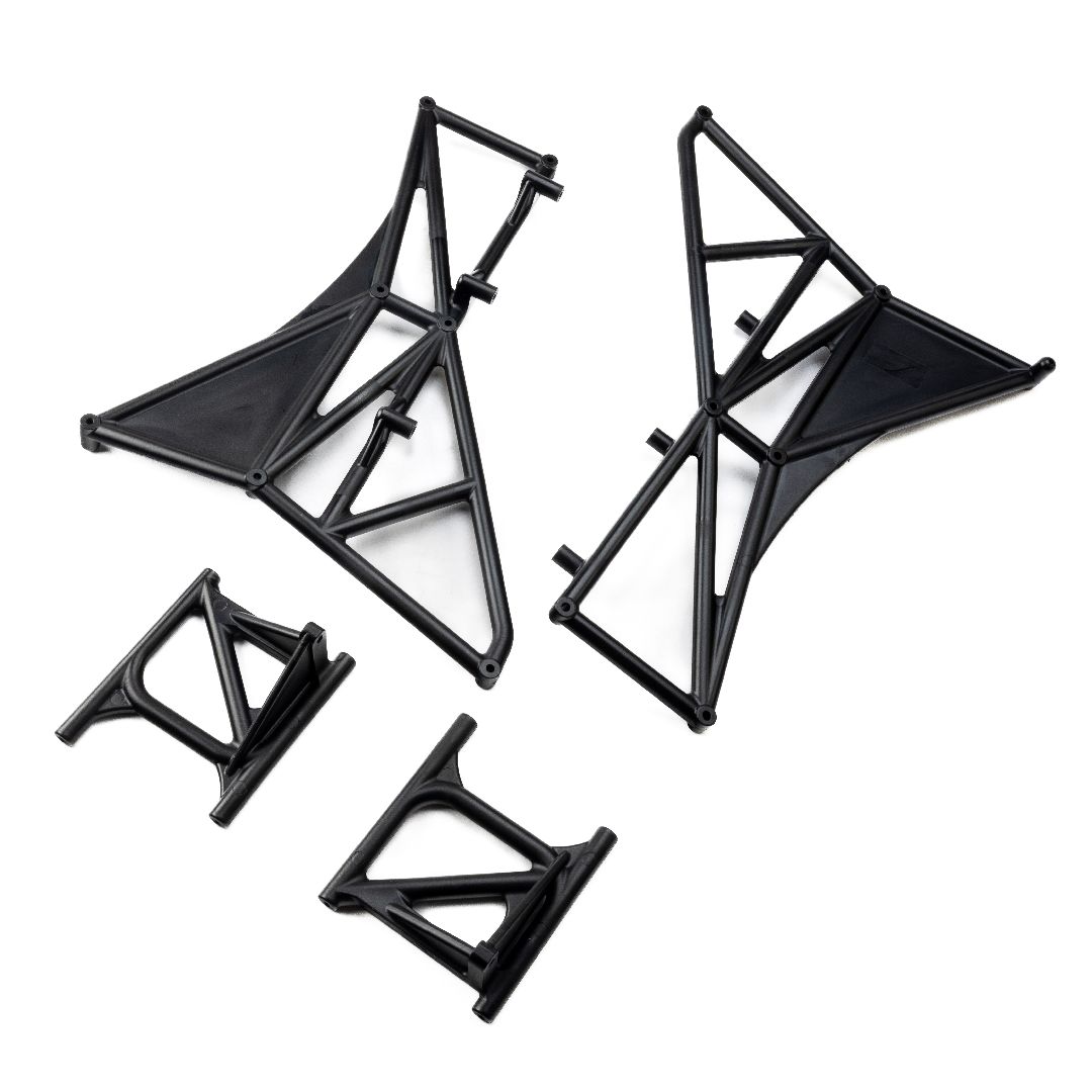 Losi Fender Mounts and Cage, Rear, L/R: 5IVE-T 3.0