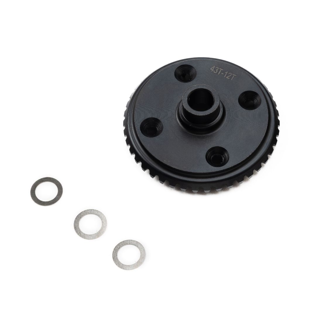 Losi Diff Ring Gear, Front, 43/12T: 5IVE-3.0