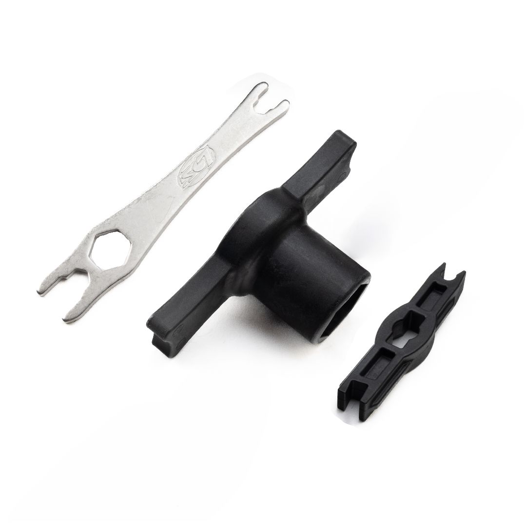 Losi Wheel, Shock and Multi-Wrench Set: 5IVE-T 3.0