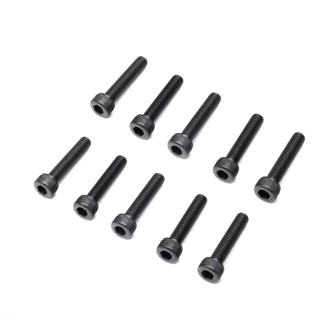 Losi Cap Head Screws, M5 x 25mm STL (10)