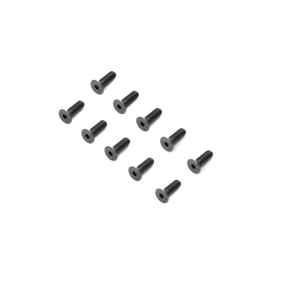 Losi Flat Head Screws, M5 x 16mm Flat Head (10)