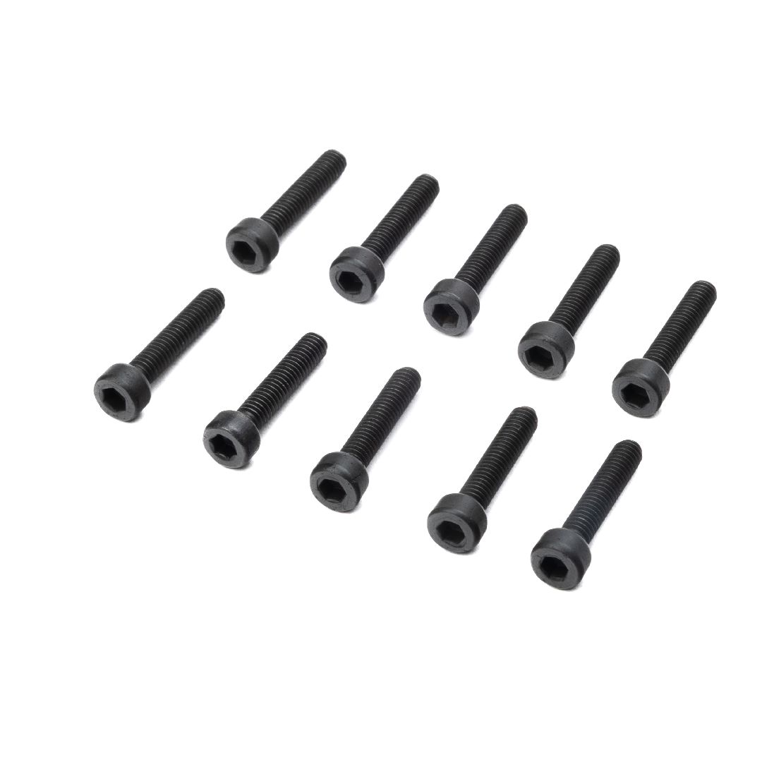 Losi Cap Head Screws, M4 x 20mm STL (10)