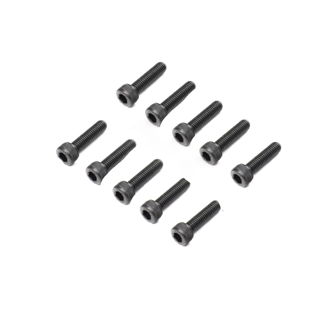 Losi Cap Head Screws, M5 x 20mm STL (10)
