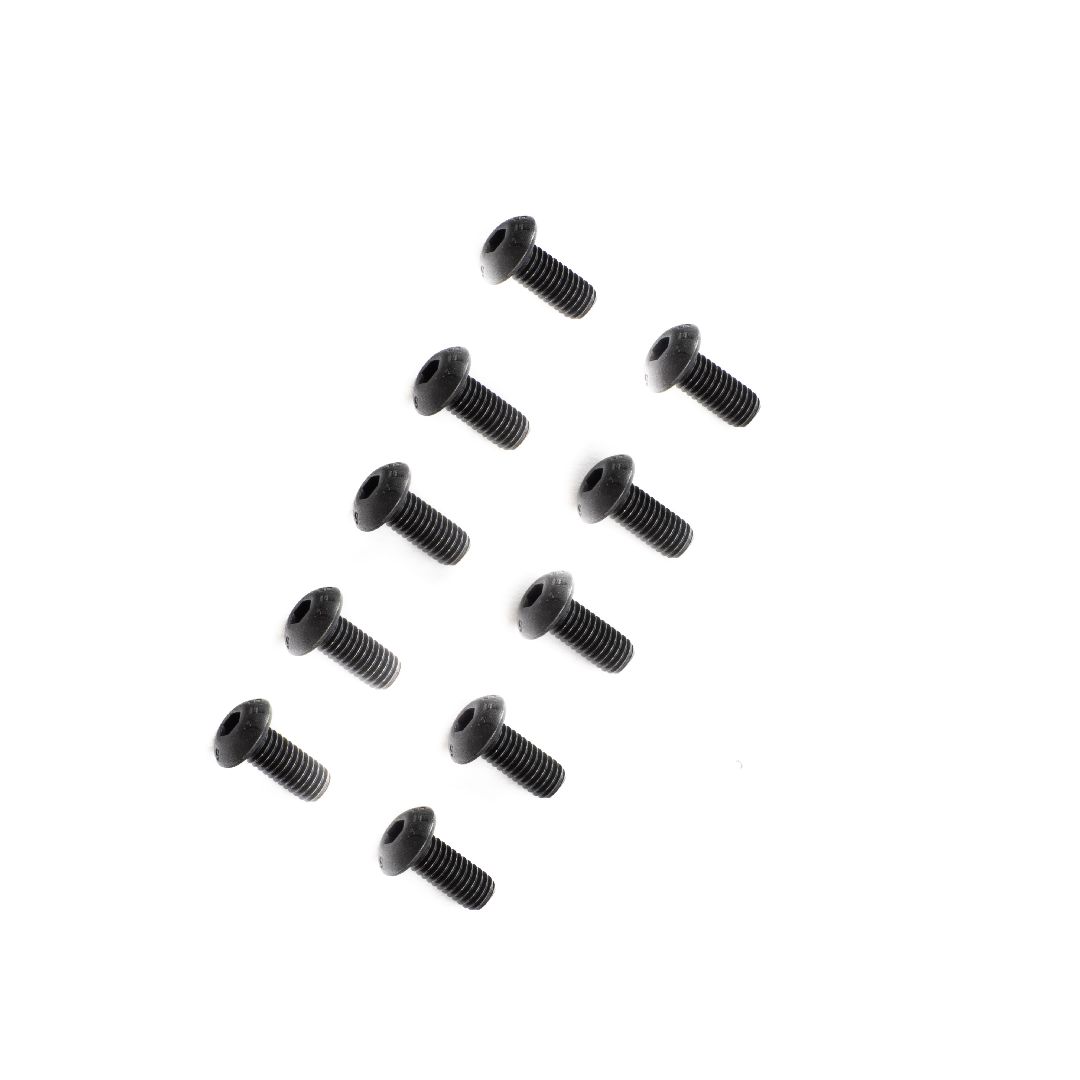 Losi Button Head Screws, M5 x 12mm STL (10)