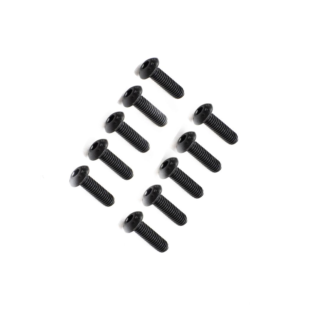 Losi Button Head Screws, M5 x 16mm STL (10)