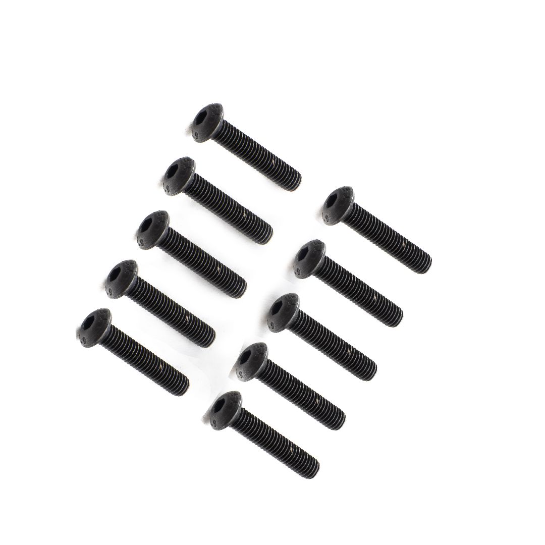 Losi Button Head Screws, M5 x 25mm STL (10)