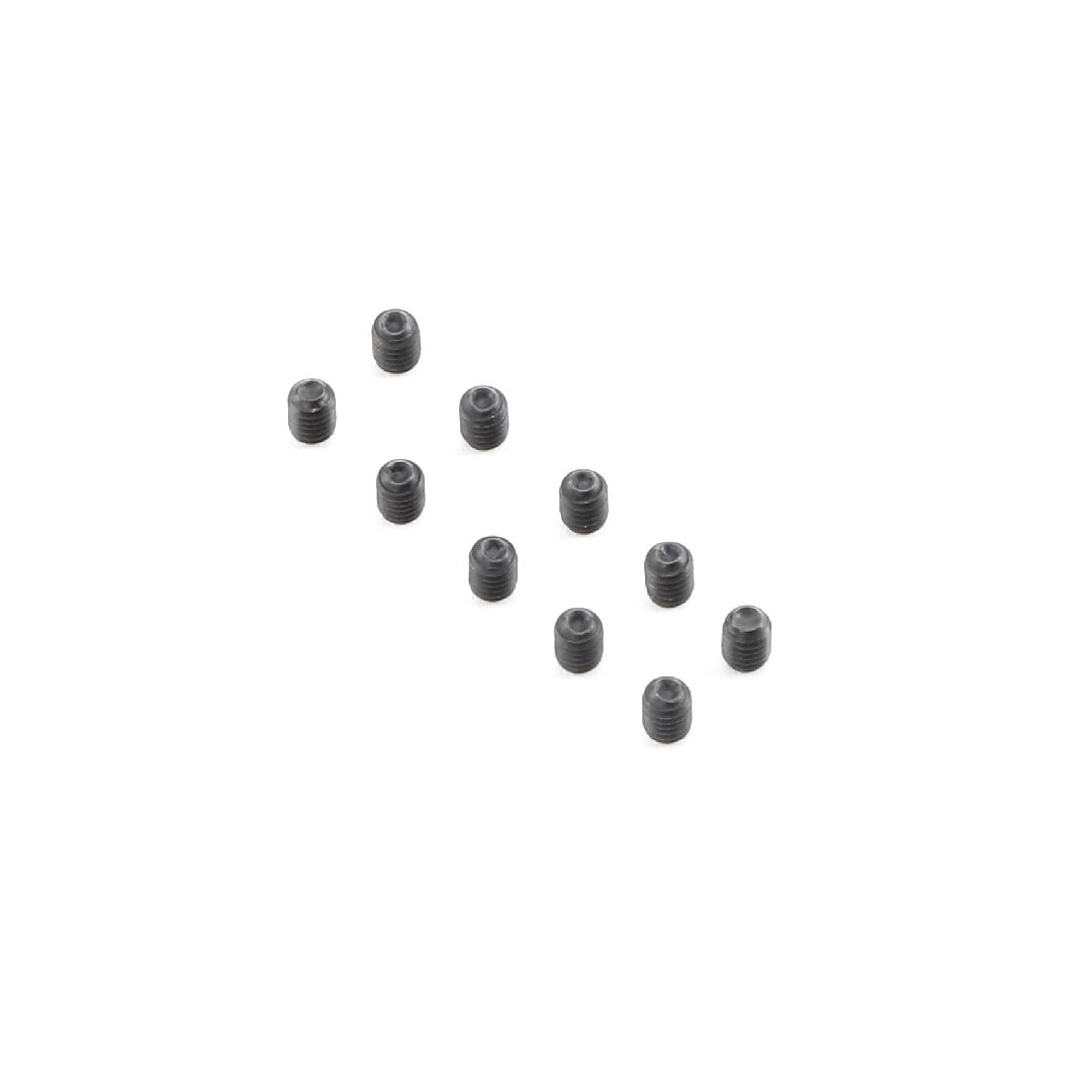 Losi Set Screw, M4 x 5mm Flat Point, STL (10)
