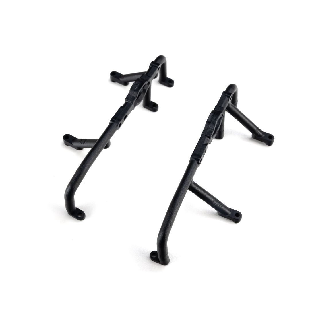 Losi Lower Cage Mount (L/R), Black: All Mini LMT