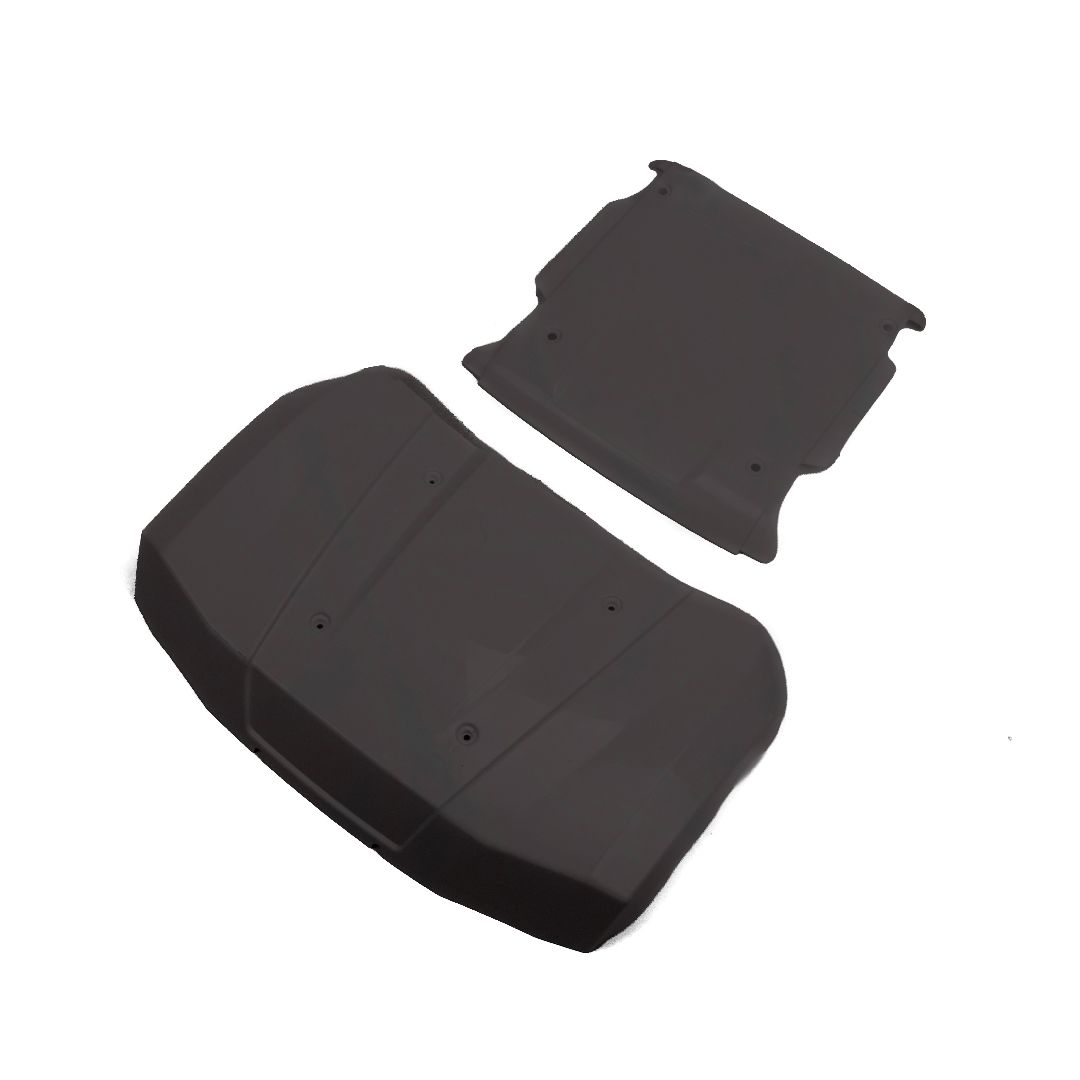 Losi Body Panel, Hood & Roof, Black: 5IVE-T 3.0