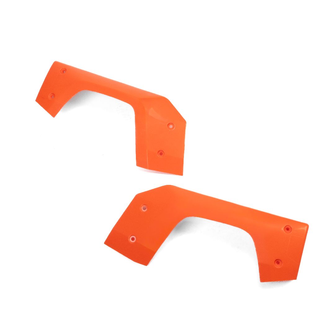 Losi Body Panel, Rear Fender, L/R, Flo Orange: 5IVE-T 3.0