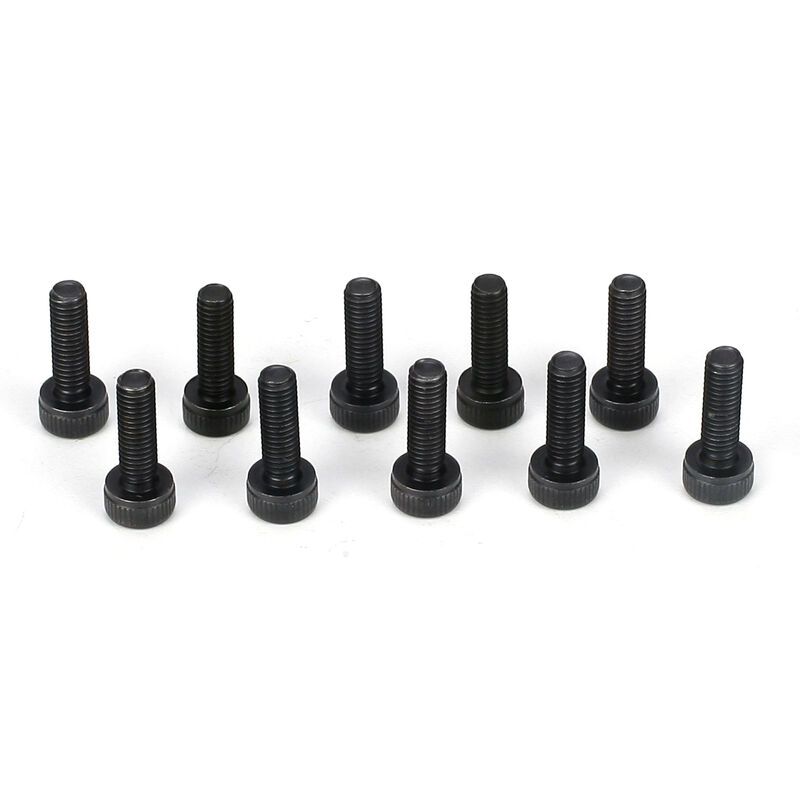 Losi Cap Head Screws, M3 x 10mm STL (10)