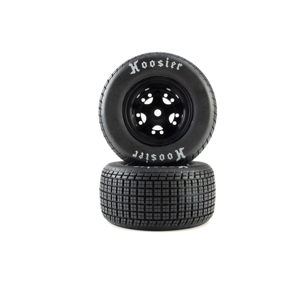Losi 22S DLM Hoosier Tires Soft Mounted (2) - Black