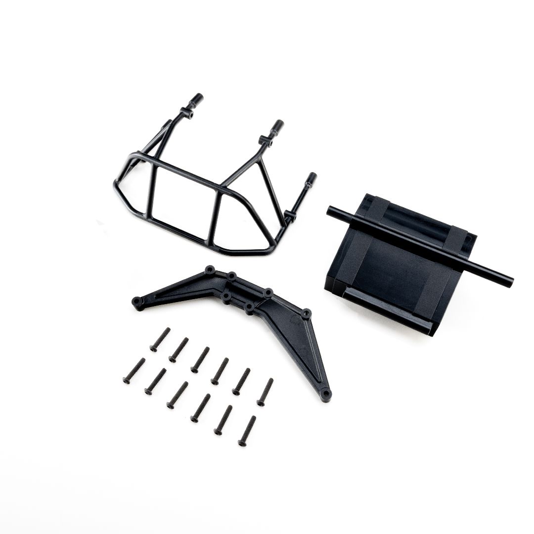 Losi 22S DLM Rear Bumper Set - Black