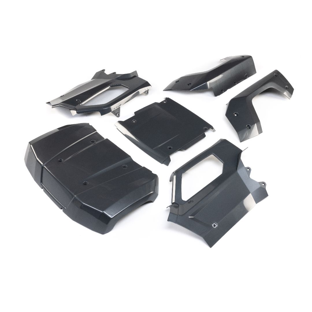 Losi 5IVE-T 3.0 Body Set Complete - Gun Metal Grey