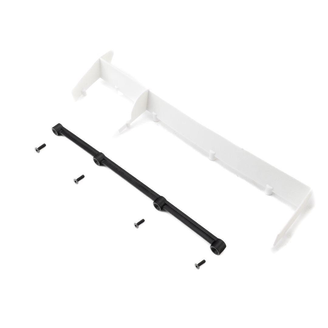 Losi Rear Spoiler Set: 22S DLM - White