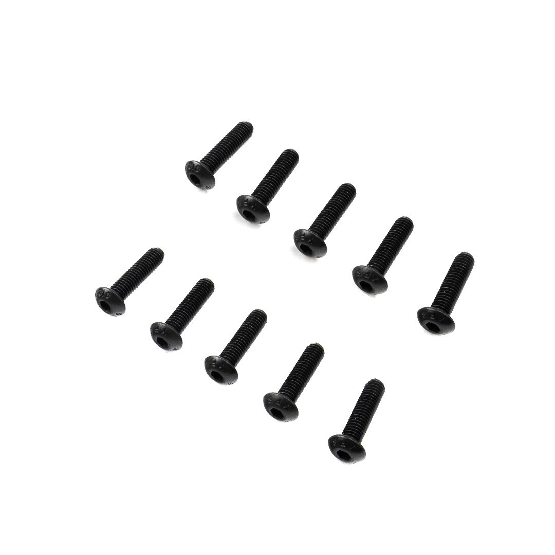 Losi Button Head Screws, M6 x 20mm STL (10)