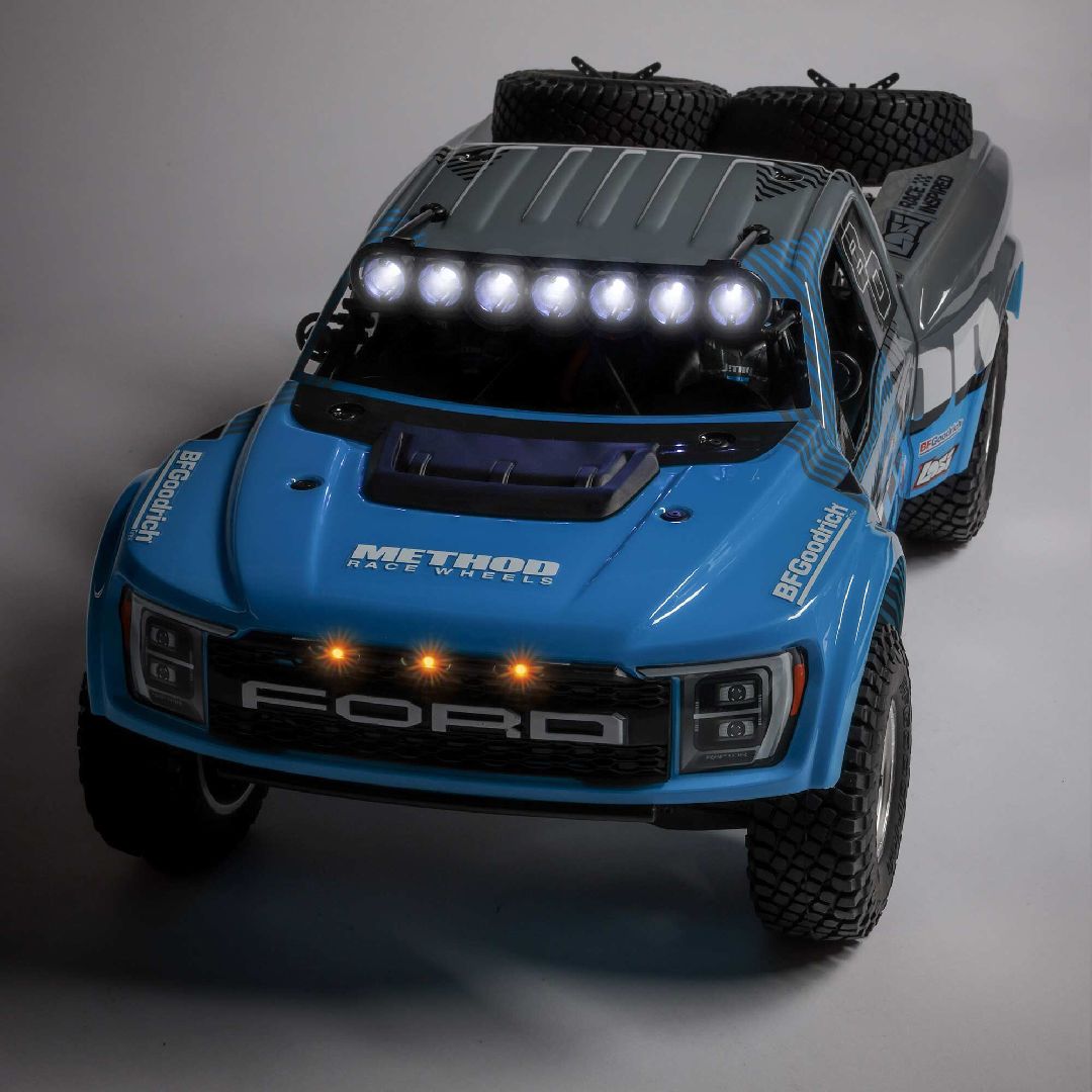 Losi 1/10 Baja Rey Ford Raptor Brushless 4X4 RTR - Method Blue