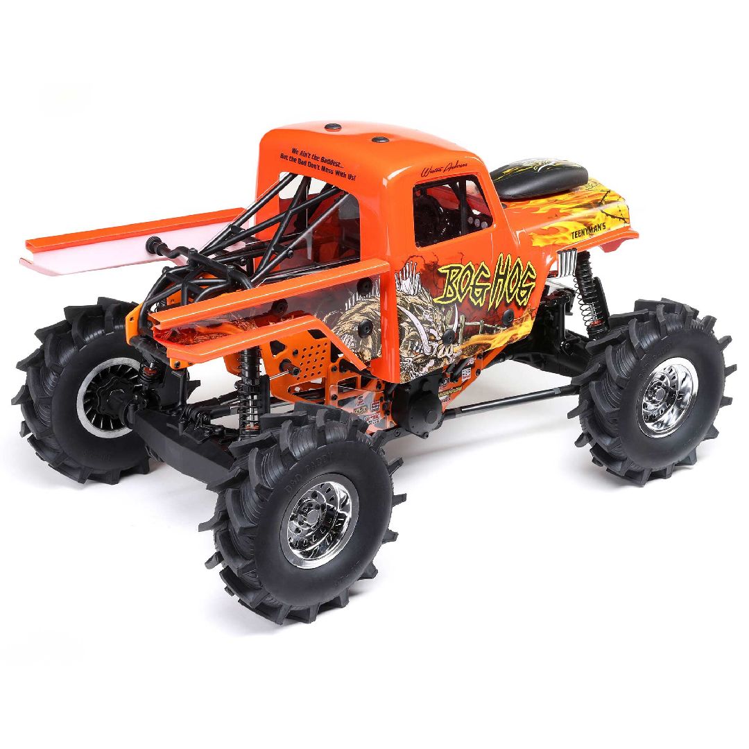 Losi 1/8 LMT Bog Hog Mega Truck Brushless 4X4 RTR - Orange
