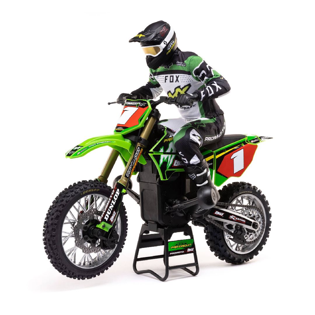 Losi 1/4 Promoto-MX Brushless RTR - Pro Circuit Green