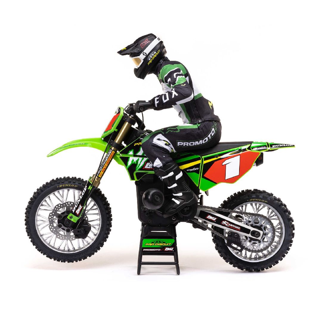 Losi 1/4 Promoto-MX Brushless RTR - Pro Circuit Green