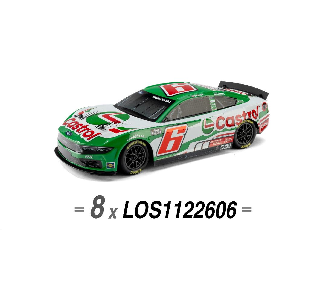Losi 1/12 NASCAR Brad Keselowski #6 Castrol Mustang RTR (QTY 8)