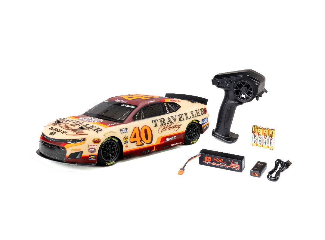 Losi 1/12 NASCAR J. Allgaier #40 2026 Traveller Whiskey ZL1 RTR