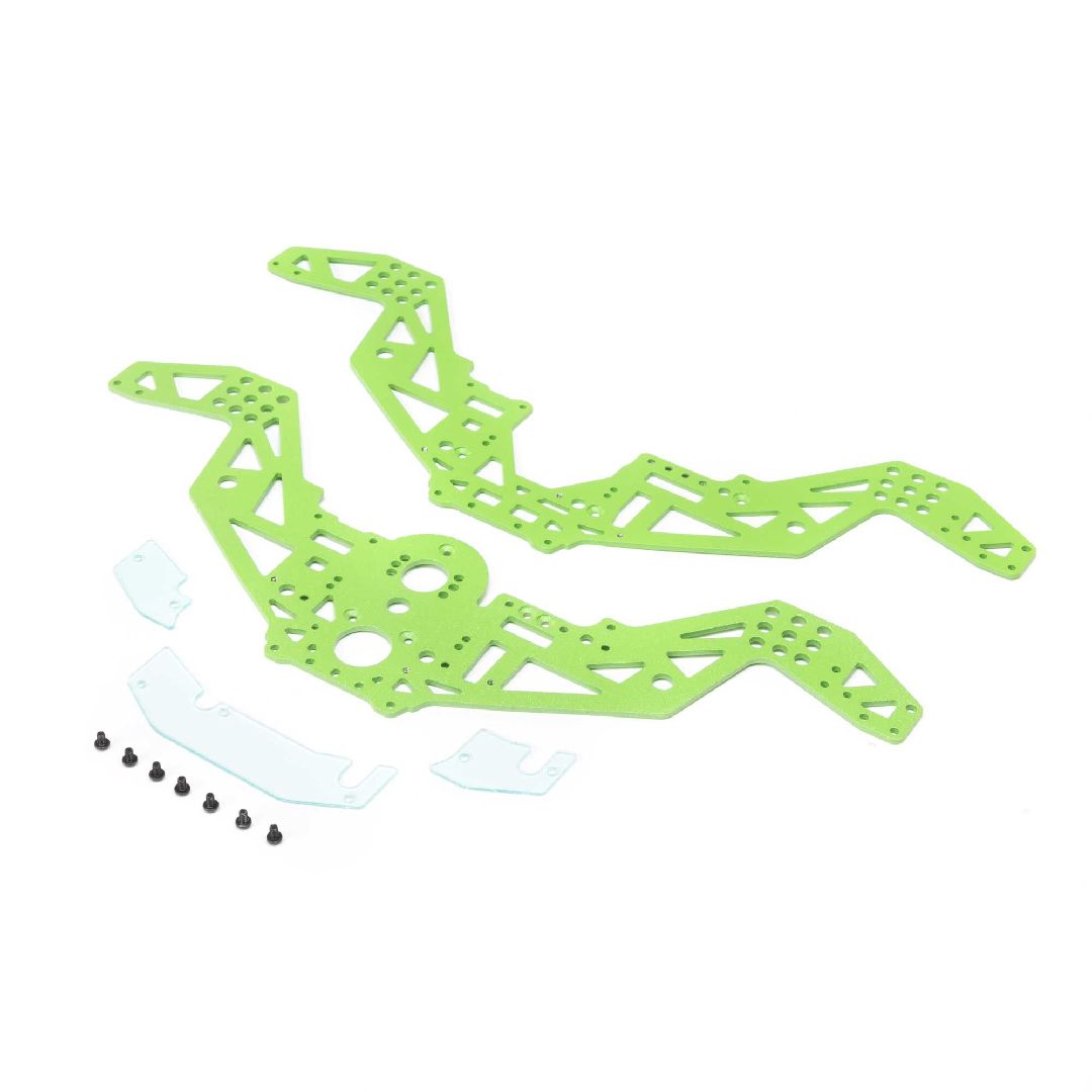 Losi Chassis Plate Set, Green: Mini LMT