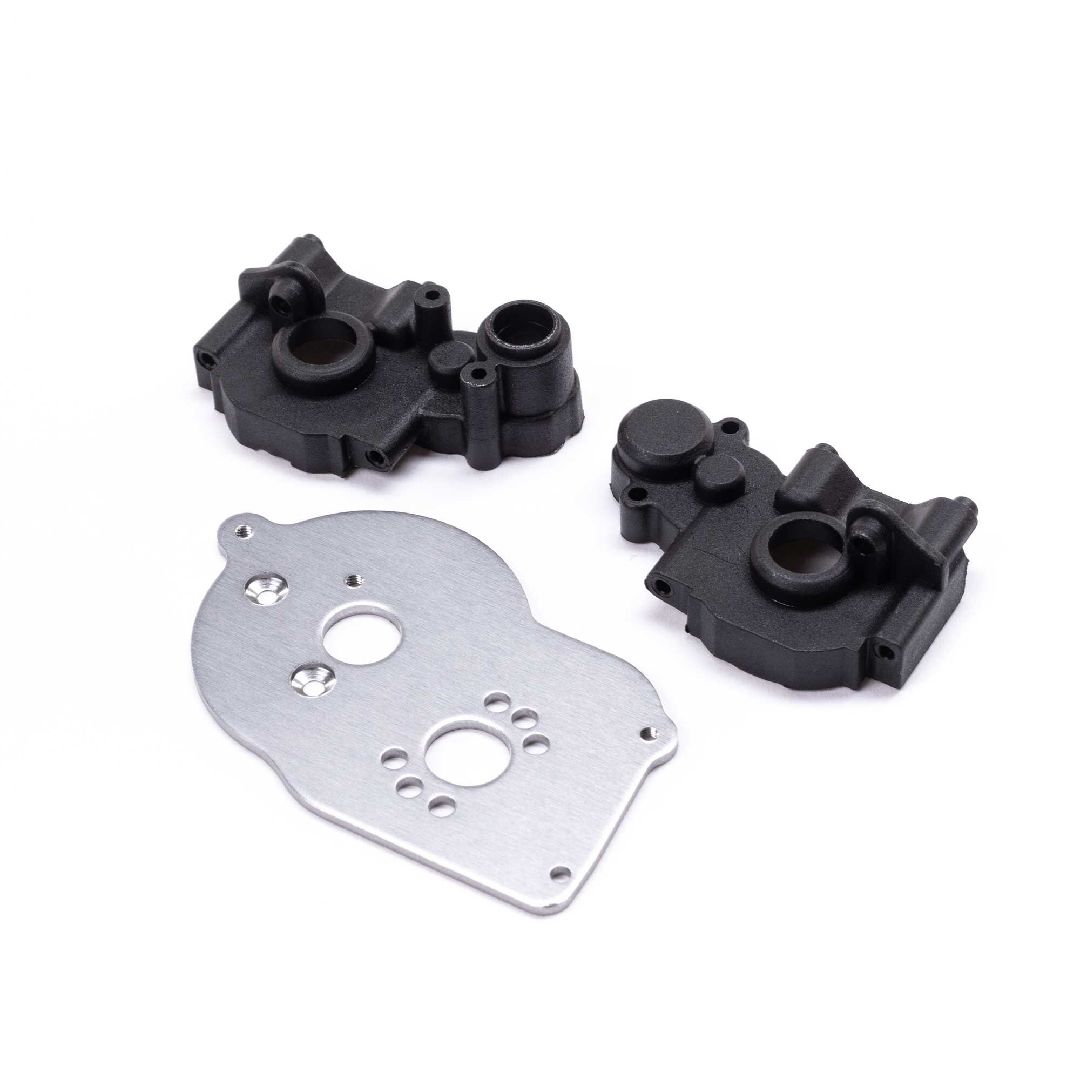 Losi Transmission Case & Motor Plate: Mini Drag
