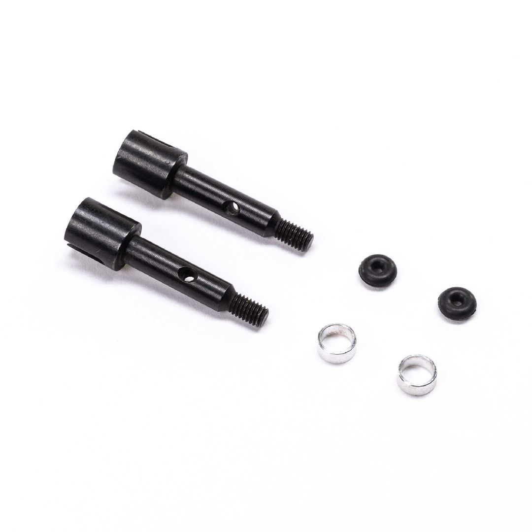 Losi Rear Axles & Bearing Spacers: Mini Drag Car