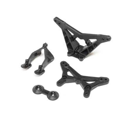 Losi FR/RR Shock Tower, Wing Stay: Mini-B