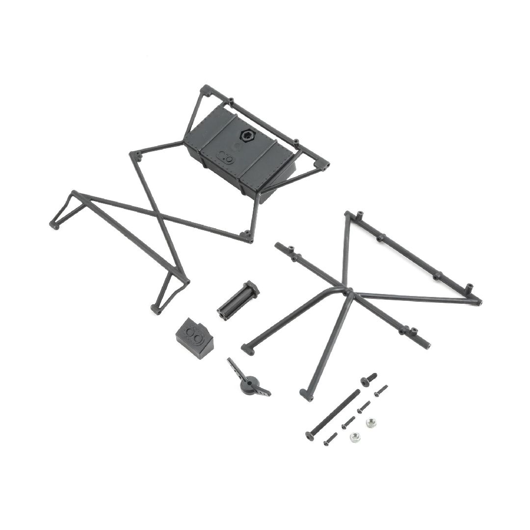 Losi Top Bar, X-Bar,Cover & Tire Mount: Baja Rey