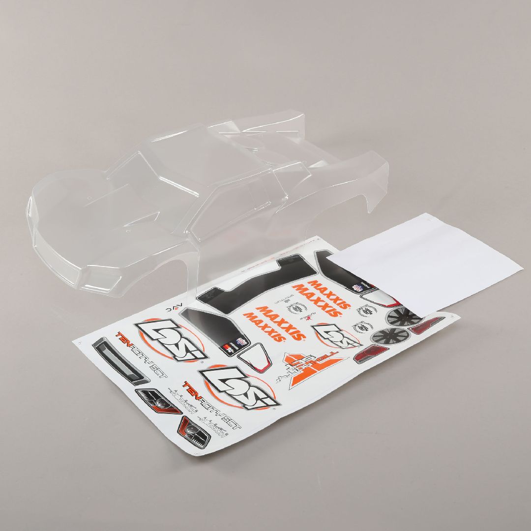 Losi Body Set, Clear: TENACITY SCT