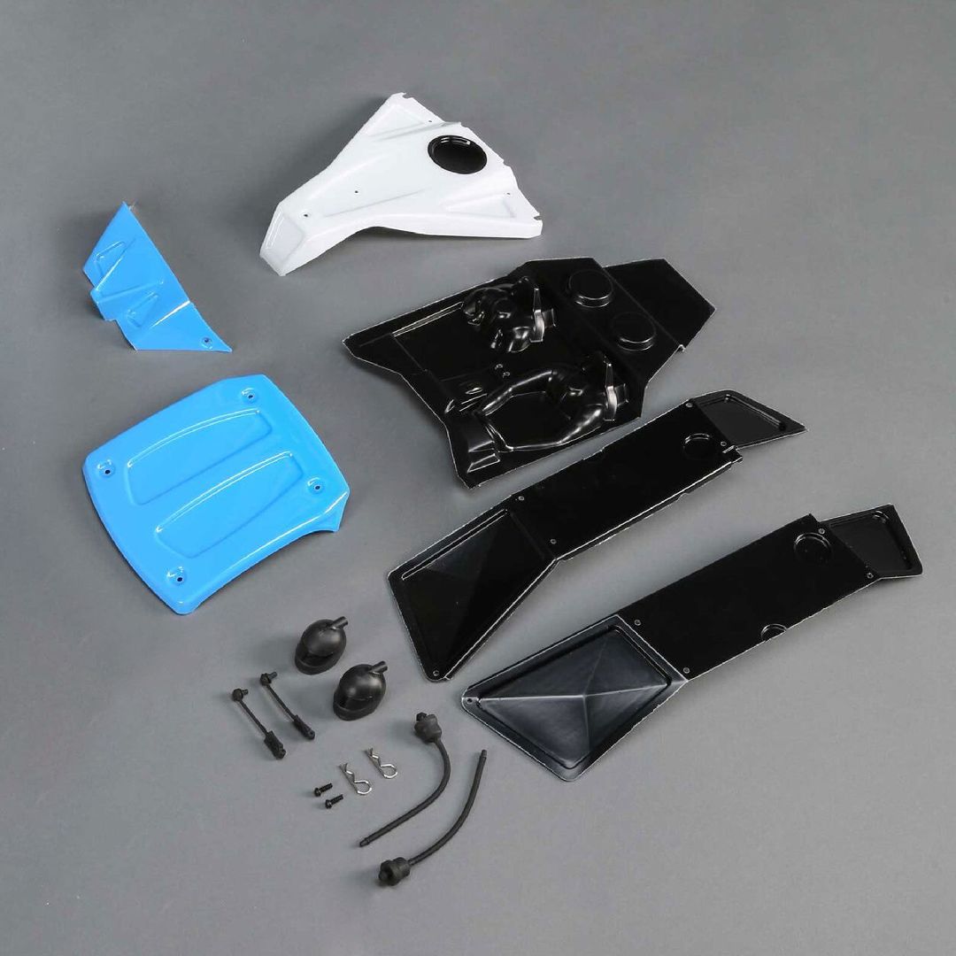 Losi Body Set, Blue, Painted: Ultra 4