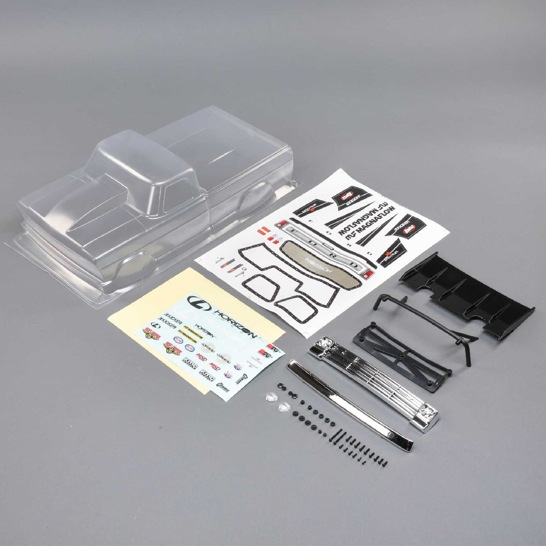Losi 68 F100 Body Set, Clear: 22S Drag