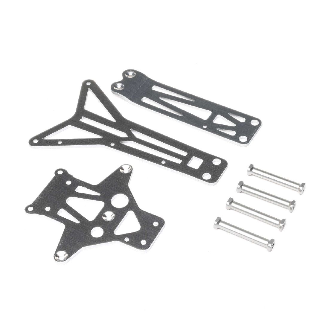 Losi Top Chassis Brace & Standoffs, Front/Rear: RZR Rey