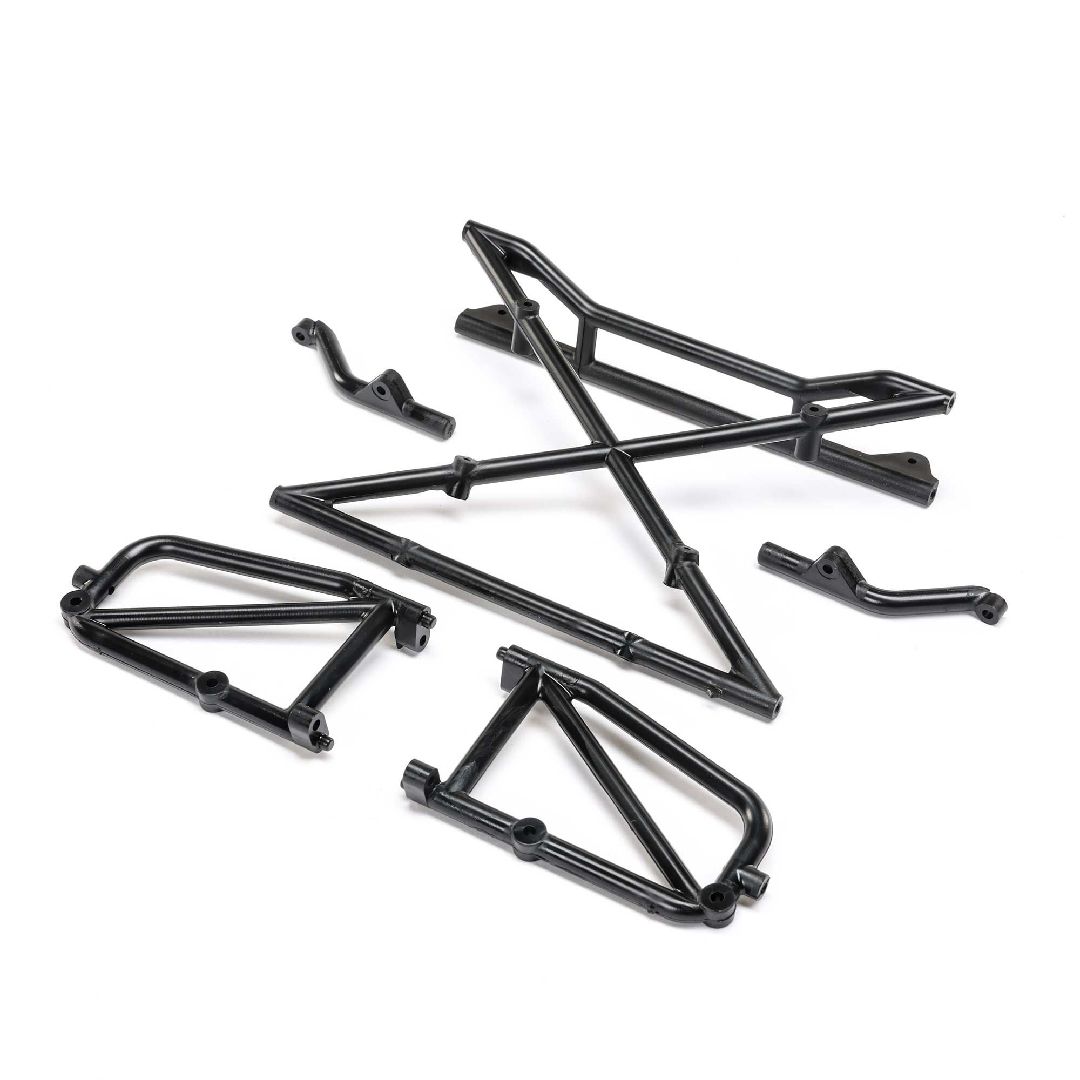 Losi Shock Tower, Rear Body & Center Brace: BR 2.0
