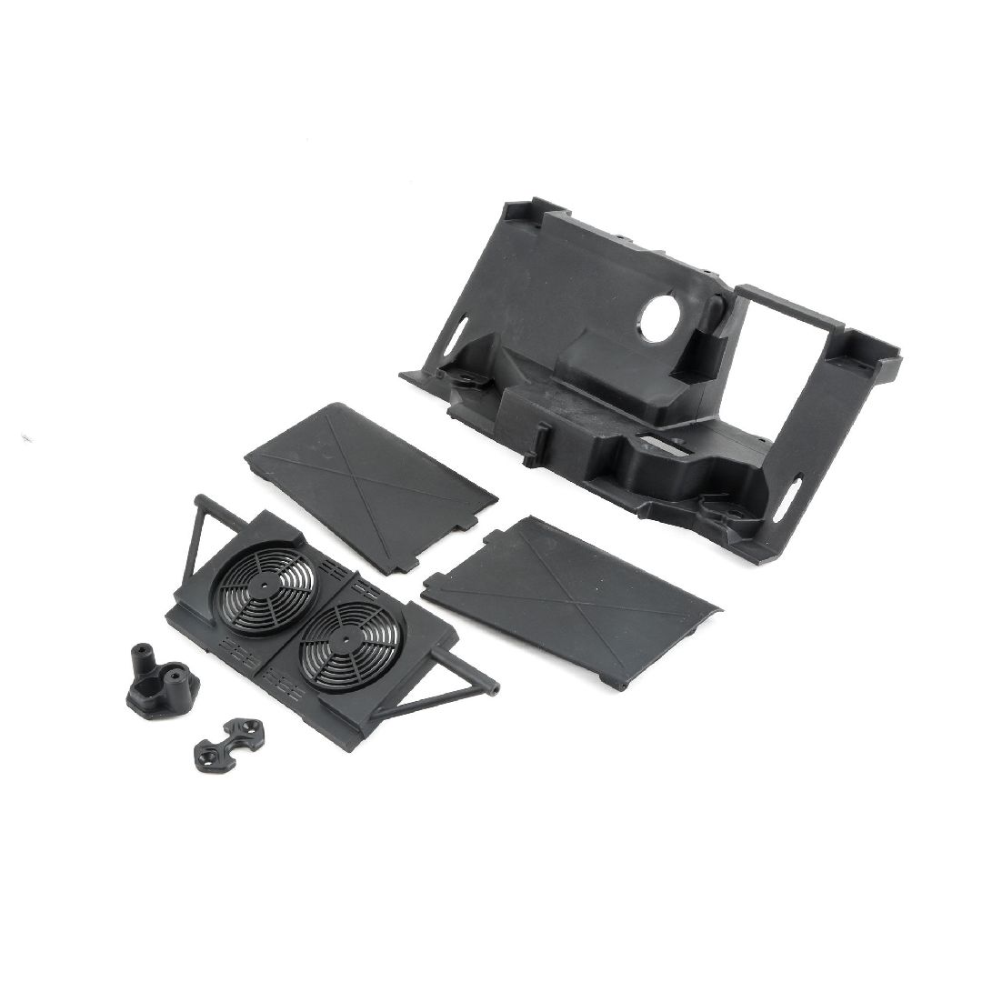 Losi Rear Bulkhead,Fan Panel, Mudguards: Baja Rey