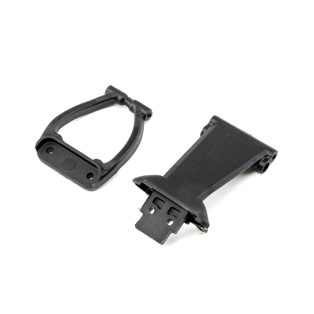 Losi FR Bmpr/Skid Plte&Suppport:RR